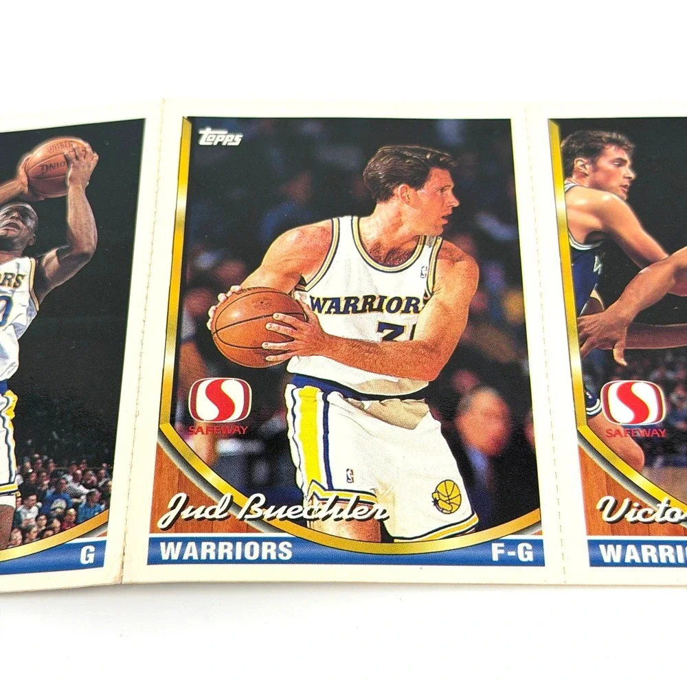 Topps Safeway Warriors Strip 1993 GS9 GS12 Hardaway Attles Buechler Alexander - Picture 4 of 11